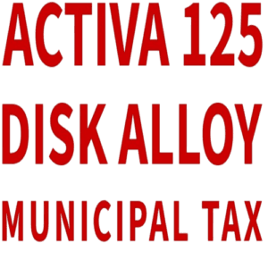 Activa 125 Disk Alloy Municipal Tax
