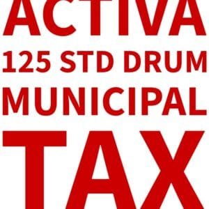 Activa 125 STD - Drum municipal tax