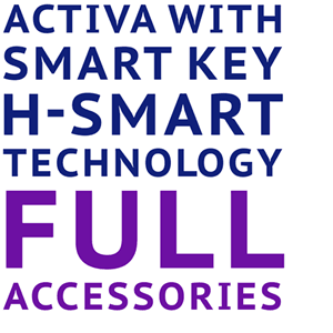 Activa with Smart Key H-Smart Technology (2024) Full Accessories