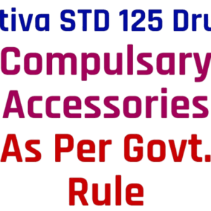Activa STD - 125 Drum 2024 Compulsory Accessories As Per Govt. Rule